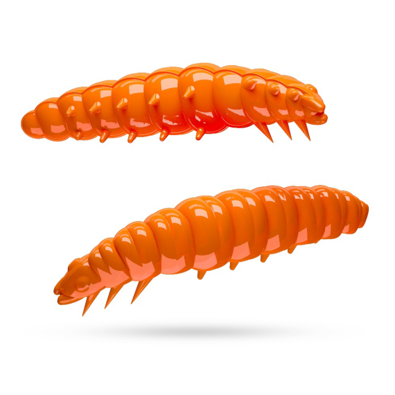 Libra Lures Larva 30 Krill (15-pack) - Hot Orange in der Gruppe Köder / Gummiköder / Krebse & Creaturebaits / Creaturebaits bei Sportfiskeprylar.se (L30K15P-011)