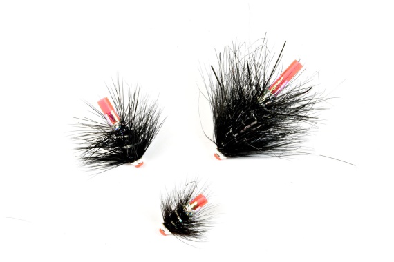 Frödin Bodie Series Black & Silver 3-Pack 1,2 & 3 cm in der Gruppe Köder / Fliegen / Lachsfliegen bei Sportfiskeprylar.se (LBBS-01)