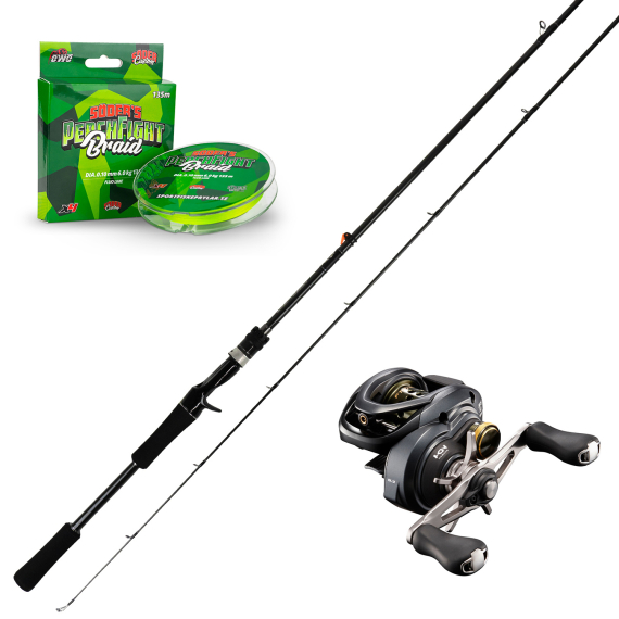 Lunker Stick Versatile Perch Light Curado Combo in der Gruppe Angelsets / Baitcast Sets / Baitcast Sets Barsch bei Sportfiskeprylar.se (LDI722MLCURADOBFSSET)