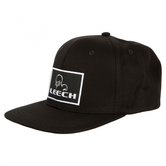 Leech Flat Cap Black in der Gruppe Kleidung & Schuhe / Kappen & Kopfbedeckungen / Caps / Snapback-Kappen bei Sportfiskeprylar.se (LEECH3008)