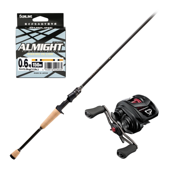 Megabass Levante - F2-66LV BFS & Tatula Combo in der Gruppe Angelsets / Baitcast Sets / Baitcast Sets Barsch bei Sportfiskeprylar.se (LEVANTE2026BFSSET)