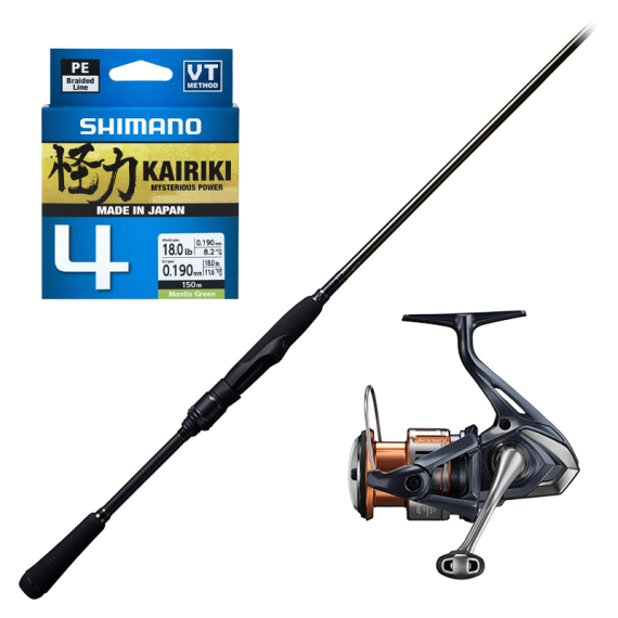 Megabass Levante F3-611LVS 2-14g & Shimano Nasci Combo in der Gruppe Angelsets / Spinning Sets / Barsch Spinning Combo bei Sportfiskeprylar.se (LEVANTENASCICOMBO)