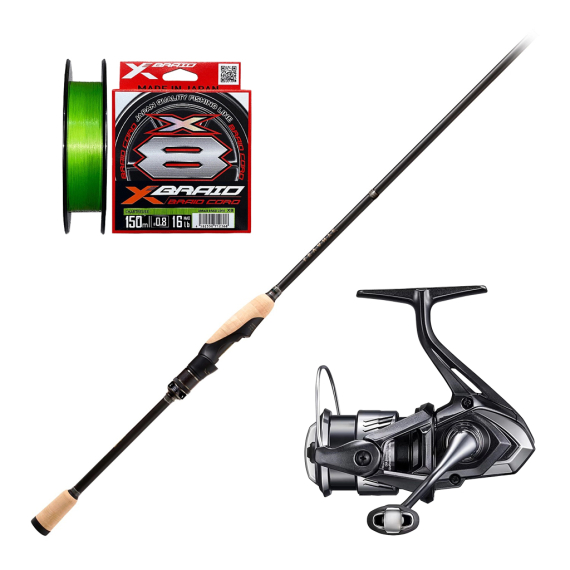 Megabass Levante - F3.1/2-70LVS Shakyhead & Miravel Combo in der Gruppe Angelsets / Spinning Sets / Barsch Spinning Combo bei Sportfiskeprylar.se (LEVATNE26MIRAVEL)
