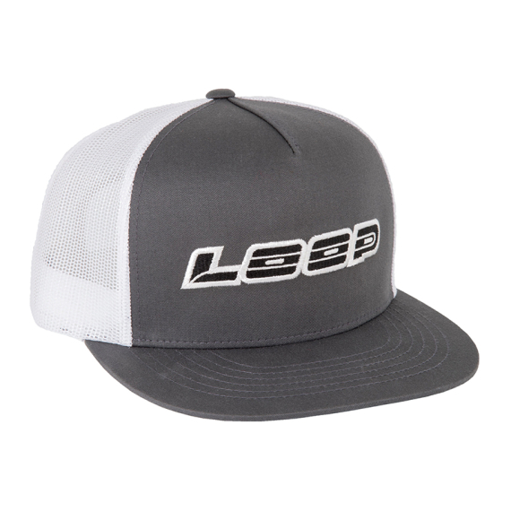 Loop Logo Meshback Flat Cap - Grey/White in der Gruppe Kleidung & Schuhe / Kappen & Kopfbedeckungen / Caps bei Sportfiskeprylar.se (LFC-48)
