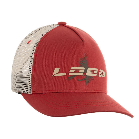 Loop Fly Trucker Cap - Burnt Russet in der Gruppe Kleidung & Schuhe / Kappen & Kopfbedeckungen / Caps bei Sportfiskeprylar.se (LFTC01-201)