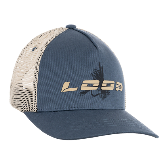 Loop Fly Trucker Cap - Blue Gray in der Gruppe Kleidung & Schuhe / Kappen & Kopfbedeckungen / Caps bei Sportfiskeprylar.se (LFTC01-702)