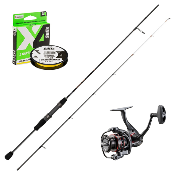 Okuma Light Range Fishing UFR 6\'1\'\' 185cm 1-7g Combo in der Gruppe Angelsets / Spinning Sets / Edelfisch Spinning Combo bei Sportfiskeprylar.se (LIGHTRANGECEYMARCOMBO)