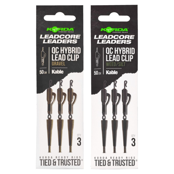 Korda Leadcore Leader-Hybrid Lead Clip QC Swivel in der Gruppe Haken & Zubehör / Rig Zubehör / Lead Clips bei Sportfiskeprylar.se (LLHQGr)