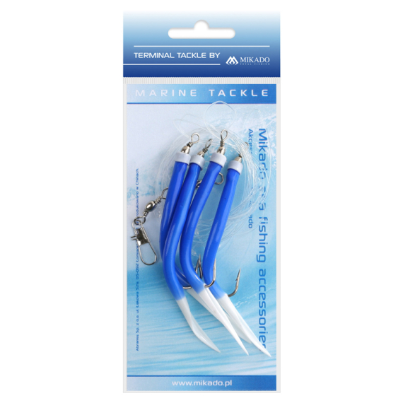 Mikado Gummi Makk Rig in der Gruppe Köder / Köder für das Meeresangeln / Hackle & Meeresangeln Rigs bei Sportfiskeprylar.se (LS-A220-20r)