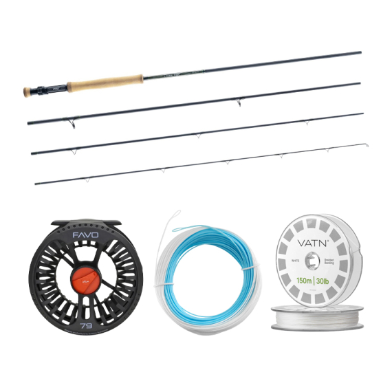 Loop Trak Coastal+ Flugset - 9\'6\'\' #7 in der Gruppe Angelsets / Fliegenfischen Sets / Einhändige Fliegenfischer-Sets bei Sportfiskeprylar.se (LTR796-4MF2026COASTAL)