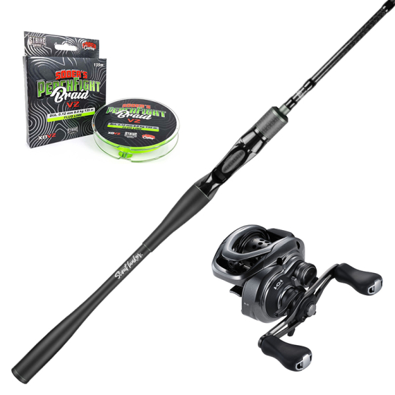 Scout Lunker 7\'6\'\' 5-28g SLX BFS Combo in der Gruppe Angelsets / Baitcast Sets / Baitcast Sets Barsch bei Sportfiskeprylar.se (LUNKERSLXBFSCOMBO)