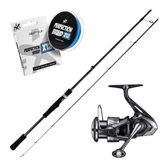 Lunker Stick Moving Bait Special & Miravel Combo 6\'9\'\' 6-23g in der Gruppe Angelsets / Spinning Sets / Barsch Spinning Combo bei Sportfiskeprylar.se (LUNKERSTICKMIRAVEL26SET)
