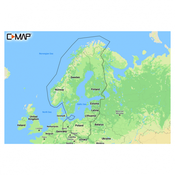 C-MAP Discover - Baltic in der Gruppe Technik & Boot / Seekarten bei Sportfiskeprylar.se (M-EN-Y055-MS)