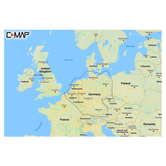 C-MAP Discover - Germany & Netherland Inland in der Gruppe Technik & Boot / Seekarten bei Sportfiskeprylar.se (M-EN-Y215-MS)