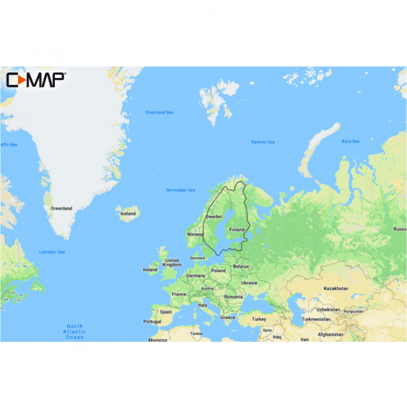 C-MAP Reveal - Finland Lakes in der Gruppe Technik & Boot / Seekarten bei Sportfiskeprylar.se (M-EN-Y326-MS)