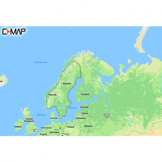 C-MAP Reveal - Scandinavia Inland Waters in der Gruppe Technik & Boot / Seekarten bei Sportfiskeprylar.se (M-EN-Y580-MS)