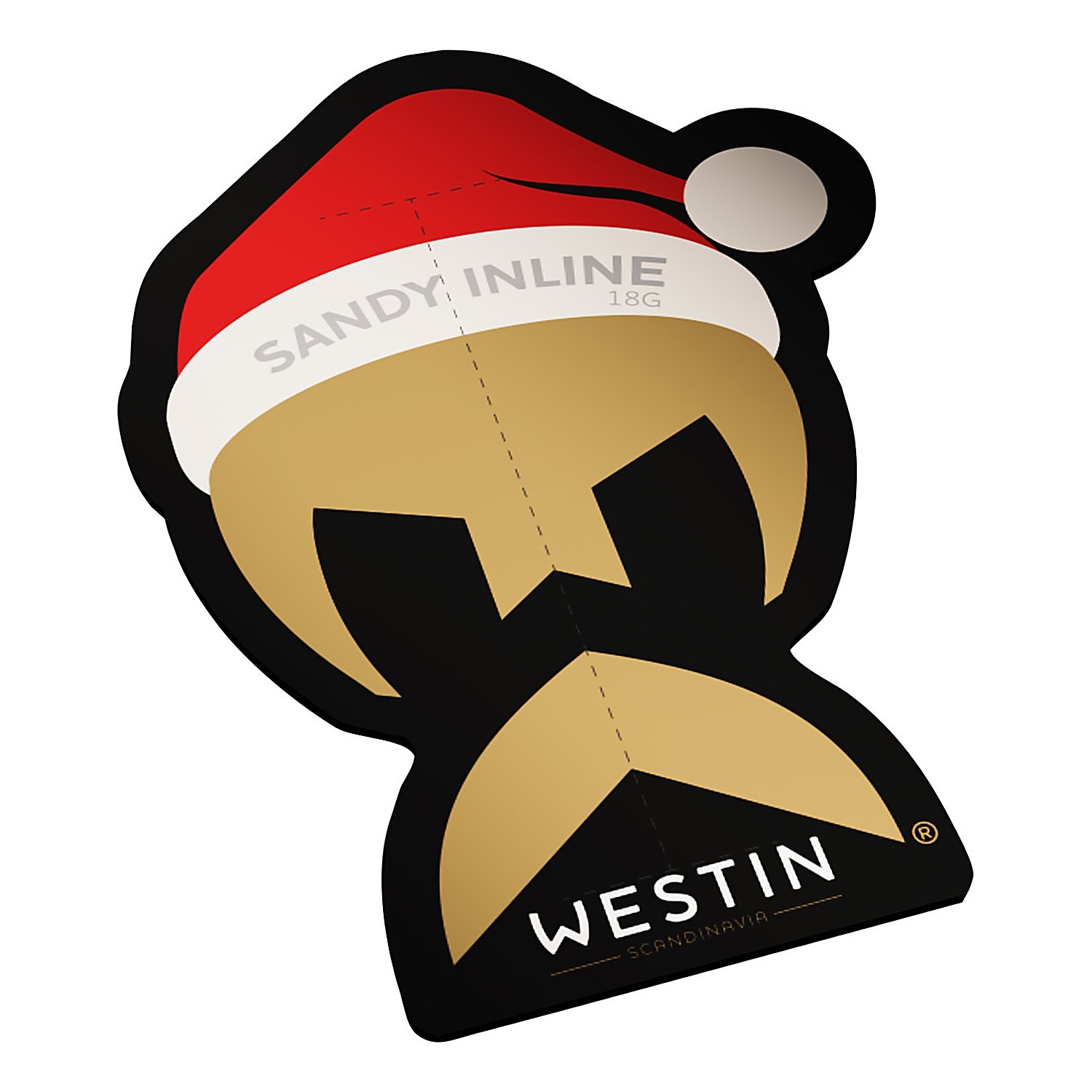 Westin Sandy Inline Christmas Edition 26 18g 10.5cm in der Gruppe Sonstiges / Geschenke & Geschenkführer / Adventskalender bei Sportfiskeprylar.se (M106-1604-066)