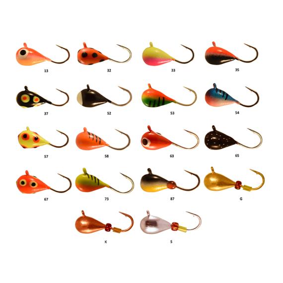 FIBE Mormyska M11 in der Gruppe Köder / Eisfischen Köder / Mormyshka bei Sportfiskeprylar.se (M11-40-13r)