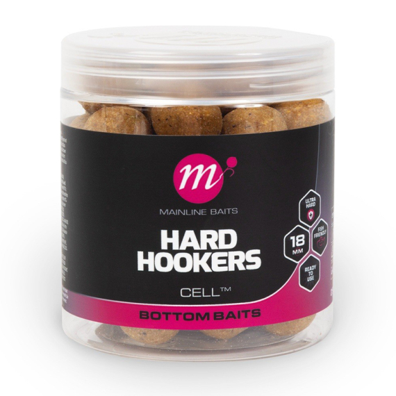 Mainline Hard Hookbaits 18mm in der Gruppe Köder / Boilies, Baits & Groundbait / Popups & Wafters bei Sportfiskeprylar.se (M12020r)