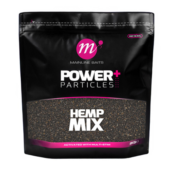 Mainline Power+ Hemp Mix 2kg in der Gruppe Köder / Boilies, Baits & Groundbait / Partikel bei Sportfiskeprylar.se (M37023)
