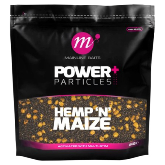 Mainline Power+ Hemp & Maize - 2kg in der Gruppe Köder / Boilies, Baits & Groundbait / Partikel bei Sportfiskeprylar.se (M37024)
