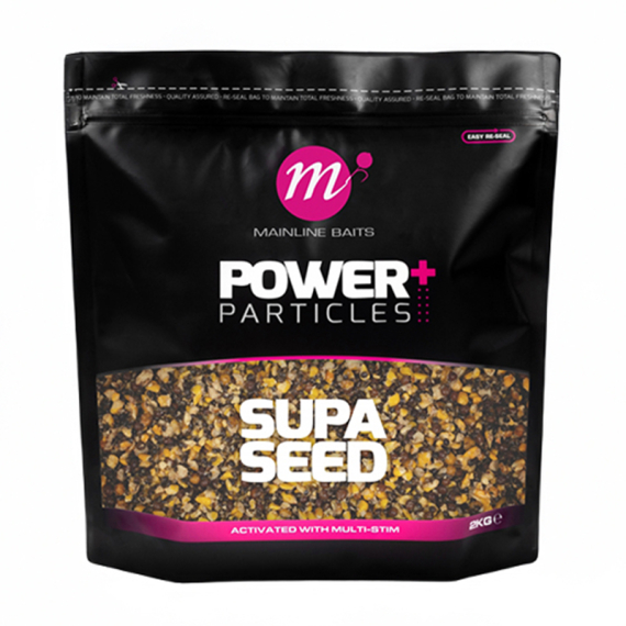 Mainline Power+ Supa Seed 2kg in der Gruppe Köder / Boilies, Baits & Groundbait / Partikel bei Sportfiskeprylar.se (M37026)