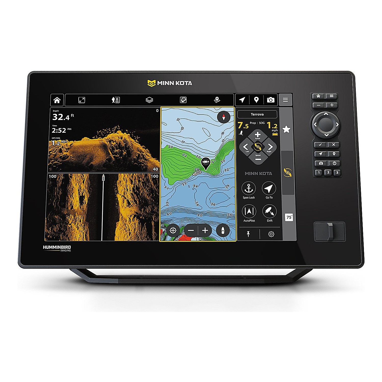 Minn Kota X12 in der Gruppe Technik & Boot / Echolot & Kartenplotter / Combo Echolot & Kartenplotter bei Sportfiskeprylar.se (M412390-1r)