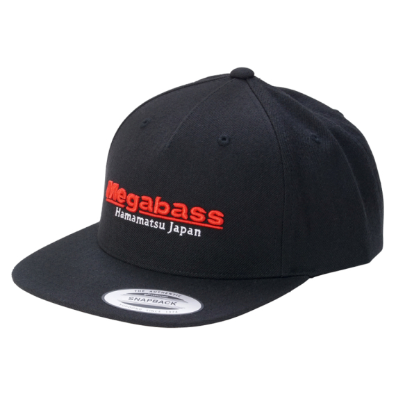 Megabass Cap Classic Snapback Black/Red in der Gruppe Kleidung & Schuhe / Kappen & Kopfbedeckungen / Caps / Snapback-Kappen bei Sportfiskeprylar.se (MB-00000046718)