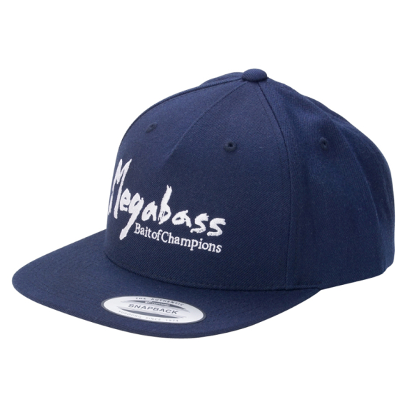 Megabass Cap Brush Snapback Navy/White in der Gruppe Kleidung & Schuhe / Kappen & Kopfbedeckungen / Caps / Snapback-Kappen bei Sportfiskeprylar.se (MB-00000046720)