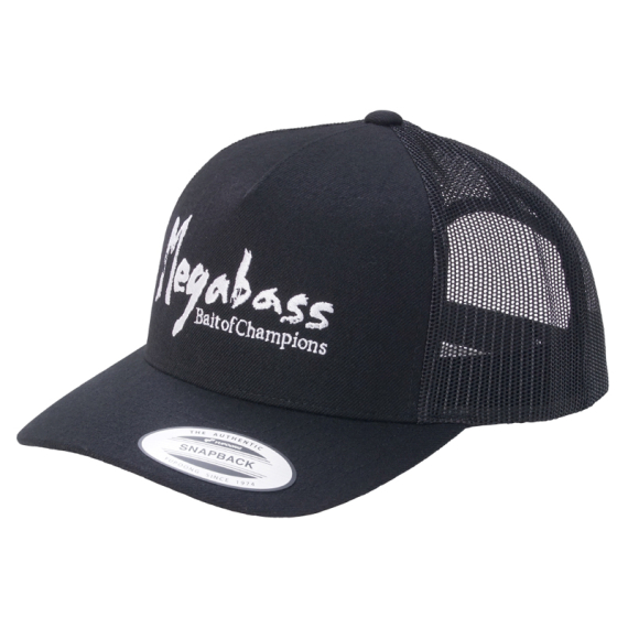 Megabass Cap Brush Trucker Black/White in der Gruppe Kleidung & Schuhe / Kappen & Kopfbedeckungen / Caps / Trucker-Kappen bei Sportfiskeprylar.se (MB-00000046722)