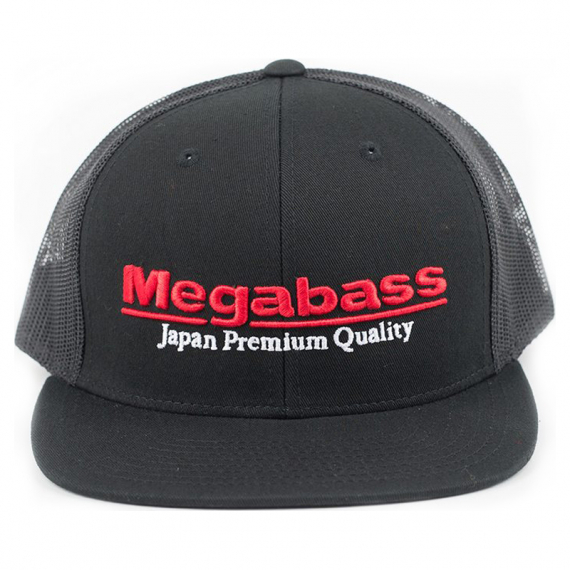 Megabass Trucker Hat Black/Red in der Gruppe Kleidung & Schuhe / Kappen & Kopfbedeckungen / Caps / Trucker-Kappen bei Sportfiskeprylar.se (MB-C-4513473395758)