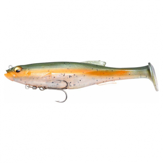 Megabass Magdraft 10\'\', 25cm - Rainbow in der Gruppe Köder / Swimbaits / Weichplastik Swimbaits bei Sportfiskeprylar.se (MB-MD10-4513473397097)