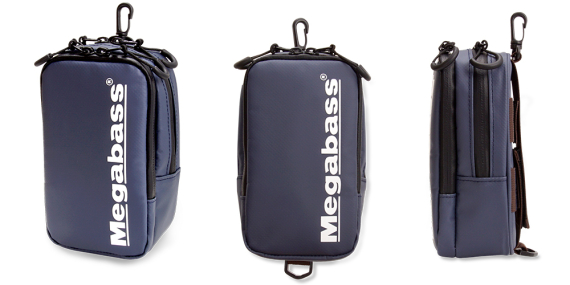 Megabass Mobile Pouch II - Navy White in der Gruppe Aufbewahrung / Sonstige Aufbewahrung bei Sportfiskeprylar.se (MB4513473552007)