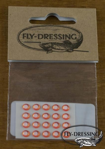 Epoxy Eyes 5,1mm white/red in der Gruppe Haken & Zubehör / Fliegenbinden / Fliegenbindematerial / Augen bei Sportfiskeprylar.se (MEY3-964)