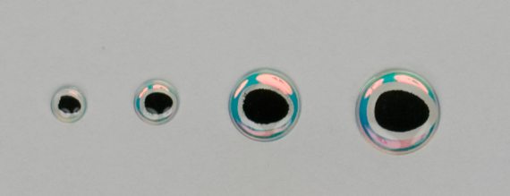 Epoxy Eyes 9,0 mm oval doppel - Schwarz/pearl in der Gruppe Haken & Zubehör / Fliegenbinden / Fliegenbindematerial / Augen bei Sportfiskeprylar.se (MEY6-PRL3C)