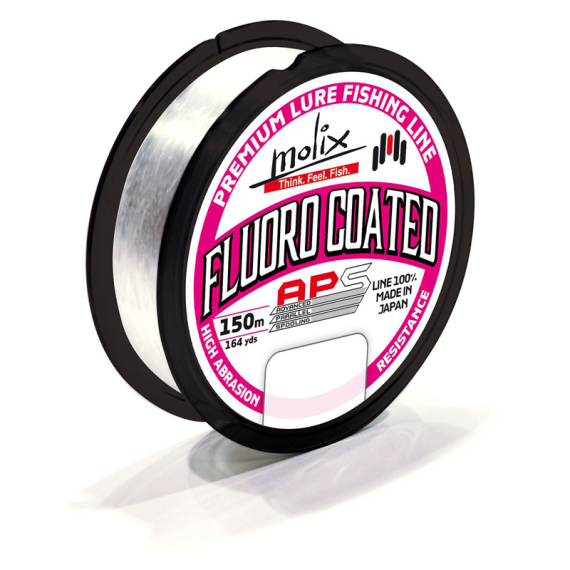 Molix Fluoro Coated APS Clear 150m/164yd in der Gruppe Schnüre / Fluorocarbon Schnüre bei Sportfiskeprylar.se (MFC-APS-3r)