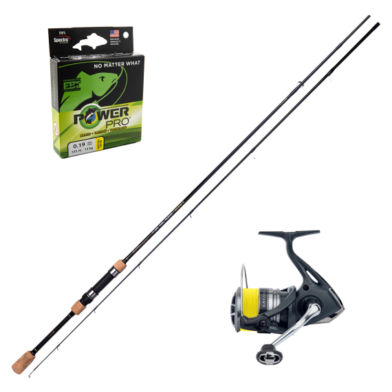 Mikado Sensual NG Medium Light Spin 7\' 3-18g Catana Combo in der Gruppe Angelsets / Spinning Sets / Barsch Spinning Combo bei Sportfiskeprylar.se (MIKADOCATANASET1)