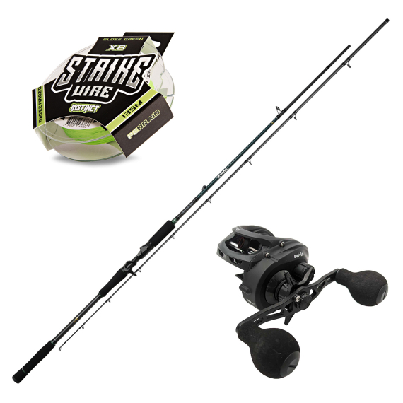 Mikado Jaws Big Bait Casting 8\'6\'\', 50-200g / Svivlo Combo in der Gruppe Angelsets / Baitcast Sets / Baitcast Set Hecht bei Sportfiskeprylar.se (MIKADOSVIVLOJAWSBIGSET)