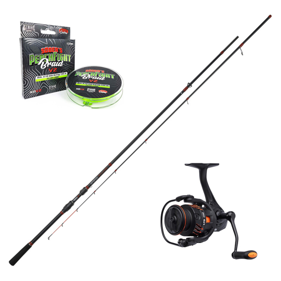 Mikado Savage Gear Zander Combo in der Gruppe Angelmethoden / Raubfischangeln / Angelsets / Spinning Sets bei Sportfiskeprylar.se (MIKADOZANDERCOMBO)