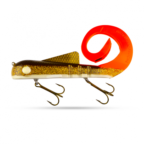 Musky Innovations Bull Dawg Magnum 12\'\'/30,5cm, 226g - Holo Walleye in der Gruppe Köder / Swimbaits / Weichplastik Swimbaits bei Sportfiskeprylar.se (MIMBD-9)