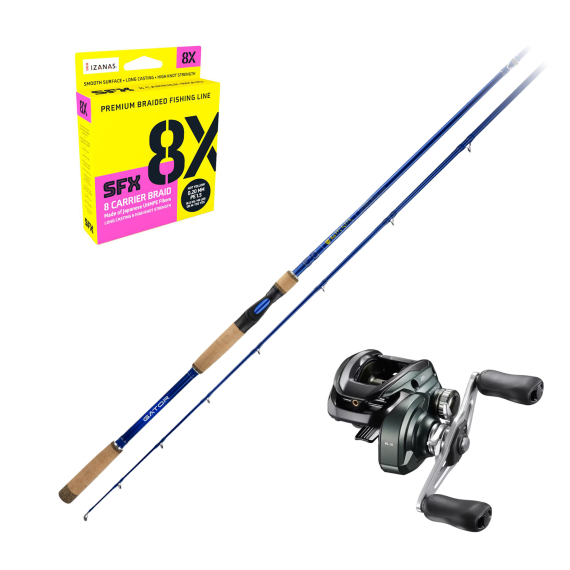 Gator Mirage 8\' Versatile Casting 40-130g Curado Combo in der Gruppe Angelsets / Baitcast Sets / Baitcast Set Hecht bei Sportfiskeprylar.se (MIRAGECURADOSUFIX)