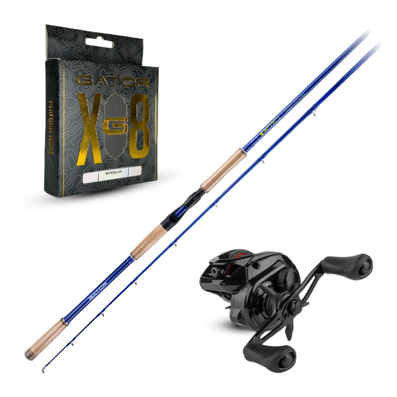 Gator Mirage 8\'6\'\' Dreadnaught & Daiwa PT300L Combo in der Gruppe Angelsets / Baitcast Sets / Baitcast Set Hecht bei Sportfiskeprylar.se (MIRAGEPT300COMBO)