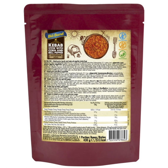 Blå Band - Kebab Stew With Corn in der Gruppe Outdoor / Camping Essen / Konserven Essen bei Sportfiskeprylar.se (MKB109)