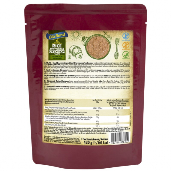 Blå Band - Rice Pudding With Cinnamon & Cardamom in der Gruppe Outdoor / Camping Essen bei Sportfiskeprylar.se (MKC101)