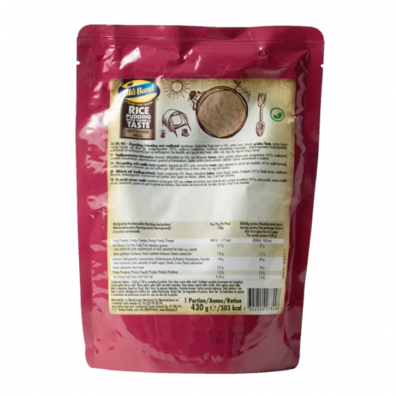 Blå Band Rice Pudding with Vanilla Taste in der Gruppe Outdoor / Camping Essen / Konserven Essen bei Sportfiskeprylar.se (MKC102)