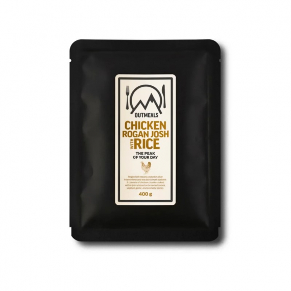 Outmeals - Chicken Rogan Josh With Rice 400g in der Gruppe Outdoor / Camping Essen / Konserven Essen bei Sportfiskeprylar.se (MKO102)