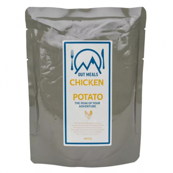 Outmeals - Chicken Panang With Potatoes 400g in der Gruppe Outdoor / Camping Essen / Konserven Essen bei Sportfiskeprylar.se (MKO106)