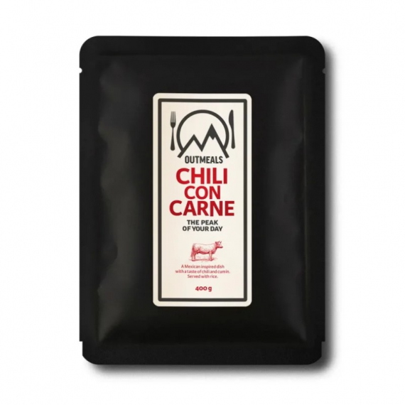 Outmeals - Chili Con Carne With Rice 400g in der Gruppe Outdoor / Camping Essen / Konserven Essen bei Sportfiskeprylar.se (MKO114)