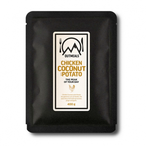 Outmeals Chicken Coconut with Potato in der Gruppe Outdoor / Camping Essen / Konserven Essen bei Sportfiskeprylar.se (MKO117)