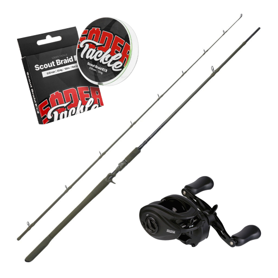 Savage Gear Alpha SG4 Monster Casting Combo 8\'6\'\' 150-450g in der Gruppe Angelsets / Baitcast Sets / Baitcast Set Hecht bei Sportfiskeprylar.se (MONSTERCASTINGCOMBO)